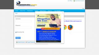 Login - TAJ Portal - Tax Administration Jamaica