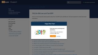 FAQ for Bill.com and Tax1099 – Support