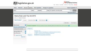 Stamp Duty Land Tax Act 2015 - Legislation.gov.uk