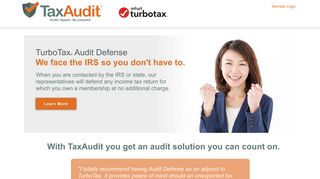 TurboTax Audit Defense | TaxAudit