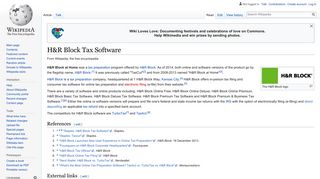H&R Block Tax Software - Wikipedia