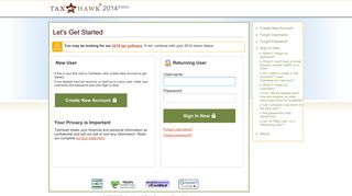 2014 TaxHawk® Tax Software