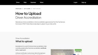 How to Upload Your Driver Accreditation | Uber