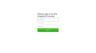Please sign in to the Dispatch Console - TaxiCaller