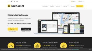 TaxiCaller: Taxi Dispatch Software | Cloud-based system