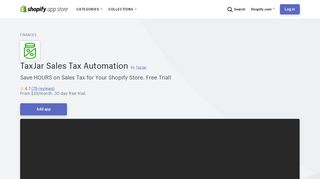 TaxJar Sales Tax Automation – Ecommerce Plugins for Online Stores ...
