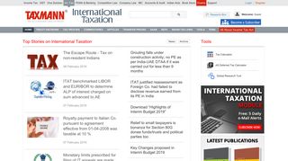 International Taxation: Online database on Transfer Pricing ... - Taxmann