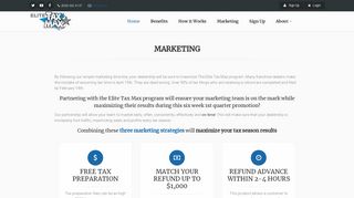 Marketing - Elite TaxMax | Home