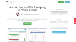 Accounting & Bookkeeping Software Online | TaxSlayer Books Online