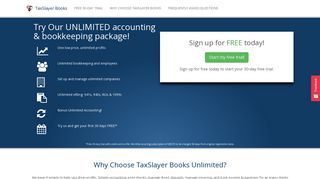 Unlimited Solution | TaxSlayer Books Online