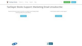 Marketing Email OptOut | TaxSlayer Books - TaxSlayer Payroll