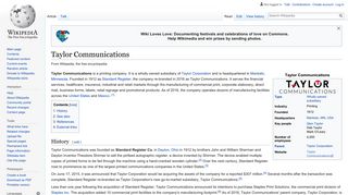 Taylor Communications - Wikipedia
