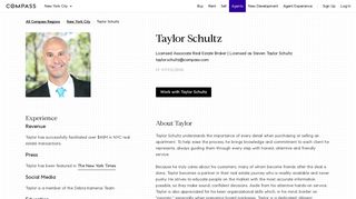 Taylor Schultz, Real Estate Agent in New York City - Compass