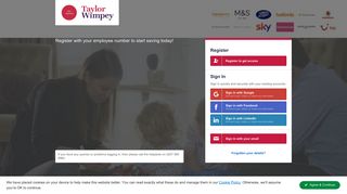 Taylor Wimpey Employee Retail Discounts | Login