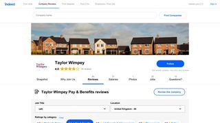 Working at Taylor Wimpey: Employee Reviews about Pay & Benefits ...