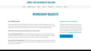 MEMBERSHIPS | Temple Belton Board of Realtors