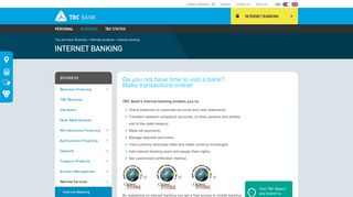 Internet Banking - TBC Bank