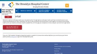Patient Portal | The Brooklyn Hospital Center