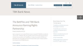 TBK Bank | Triumph Bancorp, Inc.