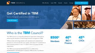Welcome to the TBM Council