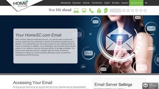 Email Server Settings - Home Telecom