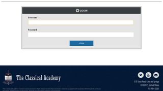Login - The Classical Academy