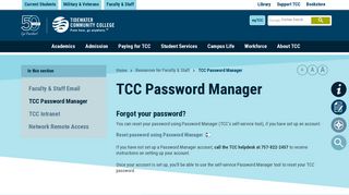 TCC Password Manager -