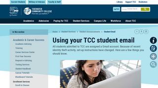 TCC Student Email Instructions | Tidewater Community College -