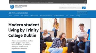 Home - Student Accommodation - Trinity College Dublin