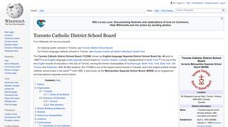 Toronto Catholic District School Board - Wikipedia