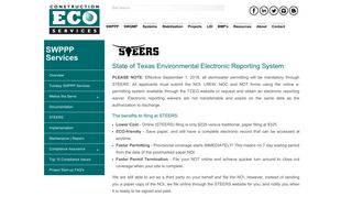 STEERS, the State of Texas Environmental Electronic Reporting System