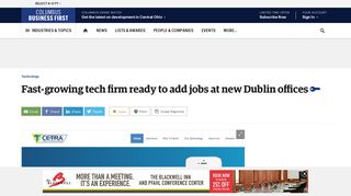 T-Cetra ready to add jobs at new Dublin offices - Columbus Business ...