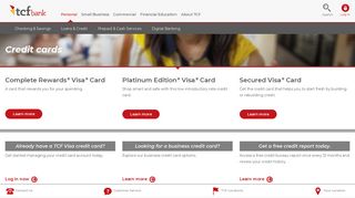 Credit Cards for Cash Back or With Low Interest | TCF Bank