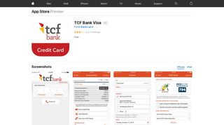 TCF Bank Visa on the App Store - iTunes - Apple