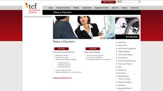 Make a Payment - TCF Equipment Finance