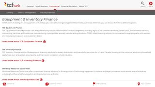 Equipment and Inventory Finance Services | TCF Bank