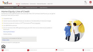 Home Equity Line of Credit Information | TCF Bank