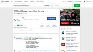 TCF Bank Mortgage Loan Officer Reviews | Glassdoor