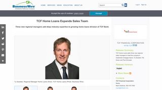 TCF Home Loans Expands Sales Team | Business Wire
