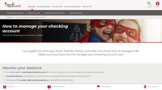 How to Manage Your Bank Account Balance | TCF Bank