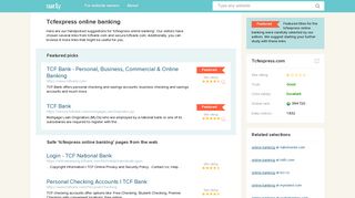 Tcfexpress online banking - Sur.ly