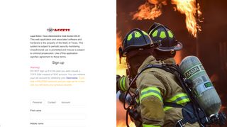 create account - Texas Commission on Fire Protection