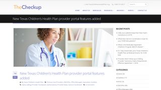 New Texas Children's Health Plan provider portal features added ...