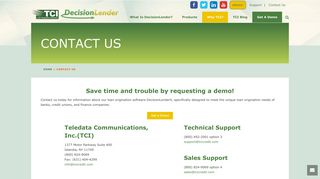 DecisionLender | Loan Origination Software | TCI Credit