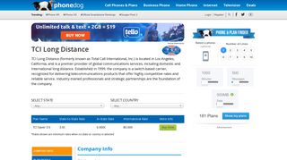 TCI Long Distance | PhoneDog