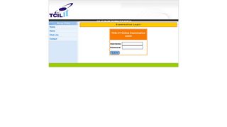 Login for Online Examination - TCIT-IT - Examination Portal