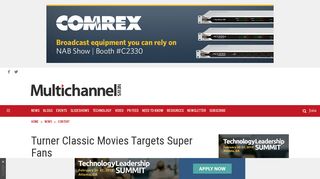 Turner Classic Movies Targets Super Fans - Multichannel