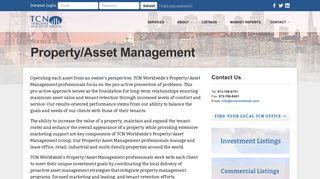Property/Asset Management | TCN Worldwide