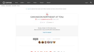 CANVASCON NORTHEAST AT TCNJ | Canvas LMS Community