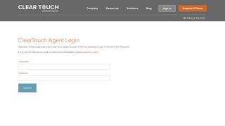 ClearTouch Agent Login | ClearTouch - TCN